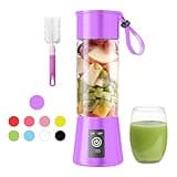 Cordless Portable Personal Size Blender - 2026 Upgraded New Blender for Shakes and Smoothies with 13 Oz BAP Free Juice Cup, USB Rechargeable Freshly Squeezed for Picnic/Sports