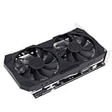 Heayzoki Graphics Card, 6GB GDDR6 Memory 192Bit Dual Fan Desktop PC Gaming Graphics Card Supports 1080p Games with DisplayPort