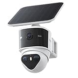 aosu T2 Pro Security Cameras Wireless Outdoor, 3K Dual Cam No Blind Spot Security Camera for Home, 170° Wide + 360° PTZ, AI Human Vehicle Tracking, Solar Powered, Local Storage