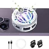 Cell Phone Cooling Fan – lightweight Rechargeable Smartphone Attachment Cooler, sleek, Clip Live Streaming, Video Broadcasting Playing Games Music | Multipurpose Outdoor Indoor Utility