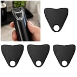 4-Pack Power Button Replacement Compatible with Wahl 09818/09864, On-Off Switch Cover for Beard Trimmer Repair (Black)