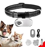 ehomful HD 1080P Cat POV Camera Collar with Video Record, Mini Small Sports Video Cameras, Body Cam Outdoor/Inoor No WiFi, Unique Pet Supplies Gift for pet Owners, Dog Moms, cat dads, Ideal Gift