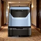 Automatic Mopping Robot, Smart Floor Cleaning Robot Integrating Sweep Vacuum Mop, Super Absorbent Polymer Material, Low-Noise Scrubbing for Healthcare Facility Sanitary Floor Mopping