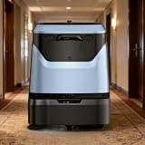 Automatic Mopping Robot, Smart Floor Cleaning Robot Integrating Sweep Vacuum Mop, Super Absorbent Polymer Material, Low-Noise Scrubbing for Healthcare Facility Sanitary Floor Mopping
