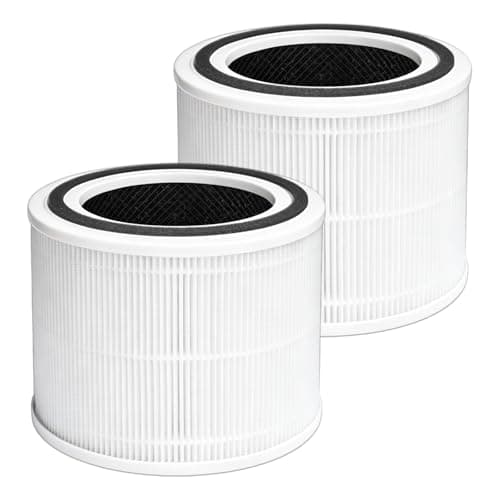 2 Pcs Replacement Filters Compatible with Sterra Moon Air Purifier, 3-in-1 Filtration for Pet Hair, Odors, Smoke with Activated Carbon + Pre-Filter