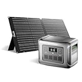 ALLPOWERS Solar Generator R1500 LITE with 100W Foldable Solar Panel,1056Wh Portable Power Station LiFePO4 (LFP) Battery,1600W AC/100W USB-C Output for Outdoor Camping,Travel,Hunting,and Power Outages