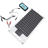 Haofy 50W Solar Charge Controller, Monocrystalline Solar Panel Kit with 100A Regulator, Dual USB Type C DC Output, 12V 24V for Security Cameras RV Boat Phone Charging