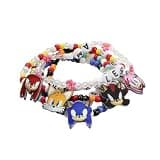 Bioworld Sonic The Hedgehog Characters 5-Piece Stretchy Beaded Bracelet Set