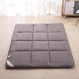 Futo Mattress, Sigle Double Folding Floor Mattress Futo Pad Comfort Portable Soft, Breathable Mattress Tatami Futo Mat St, Grey, 1.2*2M