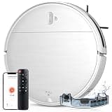 Robot Vacuum and Mop Combo, 2 in 1 Robotic Vacuum Cleaner with Schedule, App/Alexa/Voice Control, Slim 2.87", Self-Charging, Strong Suction & Long Runtime, Ideal for Hard Floor, Pet Hair, Carpet