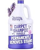 Sunny & Honey Carpet Cleaner Shampoo Solution for Machines, 1 Gal Lavender