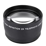 Mrisata 58MM 2X Magnification Universal Telephoto Lens for Cameras Suitable All Brands 62mm Front Thread