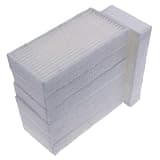 GENTERUN 6PCS Sponge Filter 4PCS Side Brush Robot Vacuum Cleaner Parts ,Compatible for Ilife, V55 V50 V5 V5s V3 V3s Pro X5 Dust Collection(10 hepa Filter)