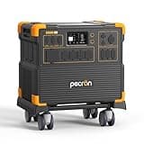 PECRON Portable Power Station E3800 LFP, 3840Wh LiFePO4 Battery Backup, 120/240V 4200W AC Output, Expandable to 53.76kWh Power Station, Solar Generator for Home Use, Emergency, Camping, RV