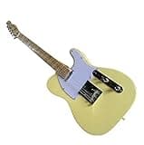 Solid Body Electric Guitar, Lightweight Basswood & Maple Neck, 6-String Full Size 39" for Beginner Practice & Band Rehearsal (Guitarra Electrica)