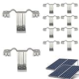 Solar Panel Drain Clips | Water and Dust Removal Clamp | Solar Panel Drain Clamp - for Rust Prevention Dirt Accumulation Roof Photovoltaic Upgrade Maintenance Dusty Area