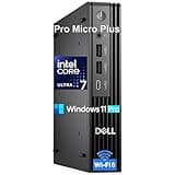 Dell 2026 Pro Micro Plus Desktop-Mini Business Computer: Intel Ultra 7 20-Core, 64GB DDR5, 1TB PCIe SSD, 3 DisplayPort, USB-C, WiFi 6, Windows 11 Pro, AI Mini PC for Business & Professionals