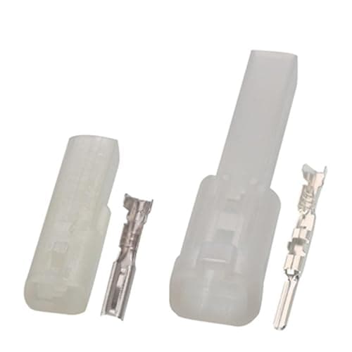 2/5/10/20/50/Sets 1/2 Pin Male Female Auto Motorcycle Electronic Wiring Harness Connector 7122-1520 7123-1520(1p Male Female,10 Sets)