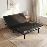 Adjustable Bed Frame King, Head & Foot Incline with Wireless Remote, Zero Gravity & Anti-Snore Modes, Adjustable Height Bed Base, Back Pain Relief, Post-Surgery Recover, Relieve Acid Reflux