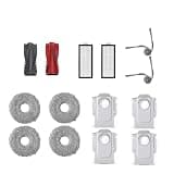 Robot Vacuum Cleaner Parts,Compatible with Roborock Qrevo Curv / P20 Pro Accessories Main Roller Side Brush Hepa Filter Mop Cloth Dust Bag(14pcs)