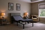BT2000 Twin Adjustable Bed Base - Blue+Grey, Steel, 101x99cm