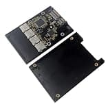 Black, 500197605,2.5 Inch 4 TF to SATA Card, Self-Made SSD Solid State Drive, for Micro-SD to SATA Group Card,