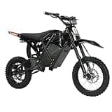 VitoUrbane X1 Electric Dirt Bike, Ivory, Teens & Adult, 3 Speed, High Carbon Steel, Full Suspension, Electric Assist