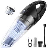 BSRCO Handheld Vacuum Cordless Rechargeable 3-in-1, Car Vacuum Portable Cordless with USB Charge, Handheld Vacuum with LED Light, HEPA Filter, 1.65LBs Lightweight Vacuum Cleaner for Dust, Pet Hair