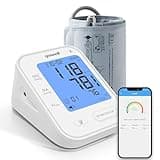 Yuwell Blood Pressure Monitor, Upper Arm Cuff 8.6-17.7 Inches, Large Color-Coded Display, Bluetooth, Pulse Rate Detection