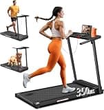 AXONFIT Treadmills for Home, Walking Pad with Handle Bar - 3.0 HP Portable Foldable Treadmill, 350 LBS Weight Capacity, LED Display, Compact Design - Ideal for Home Users, Office Professionals