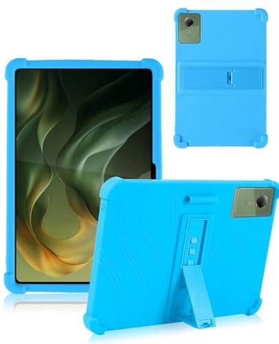Case Compatible with Motorola MotoPad 2026 11 inch Tablet – Shockproof Silicone Protective Case with Kickstand Anti-Slip, Drop-Resistant Business Style (Sky Blue)
