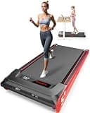 WalkDate Walking Pad, Incline Walking Pad Treadmill, Under Desk Treadmills 265 Lbs Capacity, 2.5HP Low Noise Portable Running Machine for Home and Office, with LED Display, Remote Control