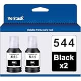 VERITASK T544 544 Black Ink Refill Bottles Replacement for Eps T544120-2P 544 Ink Refill Bottles Compatible with L1210 L1250 L3110 L3150 L3210 L3250 L5190 L5290 Printers
