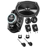 NVX E-Series Front Speaker Upgrade Kit for 2003-2005 Ram 2500/3500 (Non-Infinity) – 6x9 N-Series Component Speakers (320W RMS) with Silk Dome Tweeters & Plug-and-Play Speaker Harness
