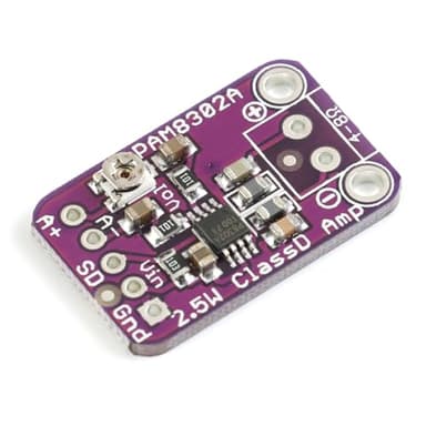PAM8302A Low Standby Current Class D Amplifier Module Including Onboard Potentiometer and Filterless Design Filterless Amplifier