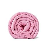 TONGDADA Kids Weighted Blanket | 40''x60'',10lbs | for Child Between 80-125 lbs | Premium Cotton Material with Glass Beads | Pink