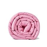 TONGDADA Kids Weighted Blanket | 40''x60'',10lbs | for Child Between 80-125 lbs | Premium Cotton Material with Glass Beads | Pink