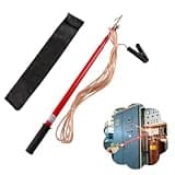 Capacitor Discharge Stick with 5m 4mm² Copper Grounding, Epoxy Resin Insulated Discharge Stick for Construction Sites, High Volta Grounding Rod Kit