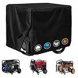 Generator Cover for BILT HARD 2500W Inverter 2022-2026, 420D Oxford Heavy Duty Outdoor Portable Generator Covers, Water & Wind Dust & Resistant, All Weather Protection,A Black