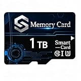 256GB TF Card High Speed Memory Card with Adapter, UHS-I Class 10 for Dash Cam, Security Camera, Car Audio System, Tablets and Mobile Phones