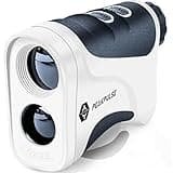 PEAKPULSE Golf Rangefinder 650 Yards with Pin Seeker & 6X Magnification - High Clarity LCD Display, Slope Mode, Waterproof Laser Range Finder for Golfing (No Magnets)