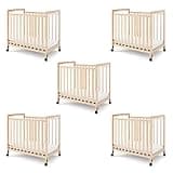Foundations SafetyCraft Compact Wooden Crib Clearview, 5-Pack