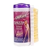 Capture Carpet & Rug Dry Cleaner w/Brush - Carpet Deodorizer & Freshener Powder - Spot & Stain Remover - Pet Odor Eliminator - Fresh Natural Scent - Dry Rug Powder Cleaner (1 lb)