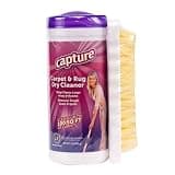 Capture Carpet & Rug Dry Cleaner w/Brush - Carpet Deodorizer & Freshener Powder - Spot & Stain Remover - Pet Odor Eliminator - Fresh Natural Scent - Dry Rug Powder Cleaner (1 lb)