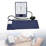 Desktop Blood Pressure Monitor, Aneroid Sphygmomanometer with Adult Cuff and Air Bulb for Clinic Office Use,1pc