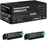 UVUMB Compatible with Xerox 006R04378 Toner Cartridge Work for Xerox B305VDNI B305DNI B310 B305 B315 Printers, with Chip, High Yield 20000 Pages, High-Definition Printing (2-Pack Black)