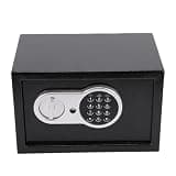 Generic Mini Safe Box with Electronic Keypad, Anti Theft Security Lock Box for Cash Jewelry Passports, Small Hidden Steel Safe for Home Office Travel Use