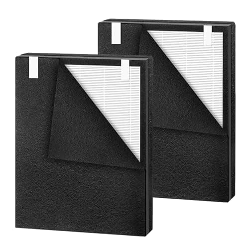 Maostair PP02 Replacement Filter,Compatible with PP02 Pet Air Purifier,H13 True HEPA Activated Carbon 3-Stage Filtration(2 Pack)