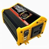 6000W Power Inverters for Vehicles - DC 12v to 110v AC Car Inverter Converter, USB-A, PD 65W USB-C Ports, Dual AC Adapter for Air Compressor Laptops