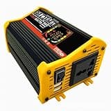 6000W Power Inverters for Vehicles - DC 12v to 110v AC Car Inverter Converter, USB-A, PD 65W USB-C Ports, Dual AC Adapter for Air Compressor Laptops